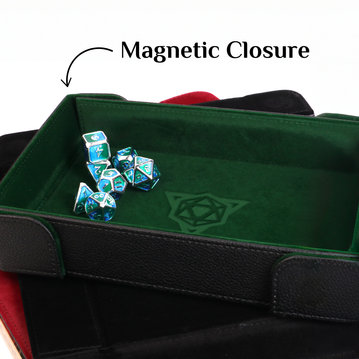 Magnetic Rectangle Tray - Black Velvet